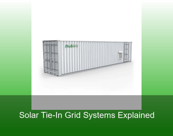 Solar Tie-In Grid Systems Explained